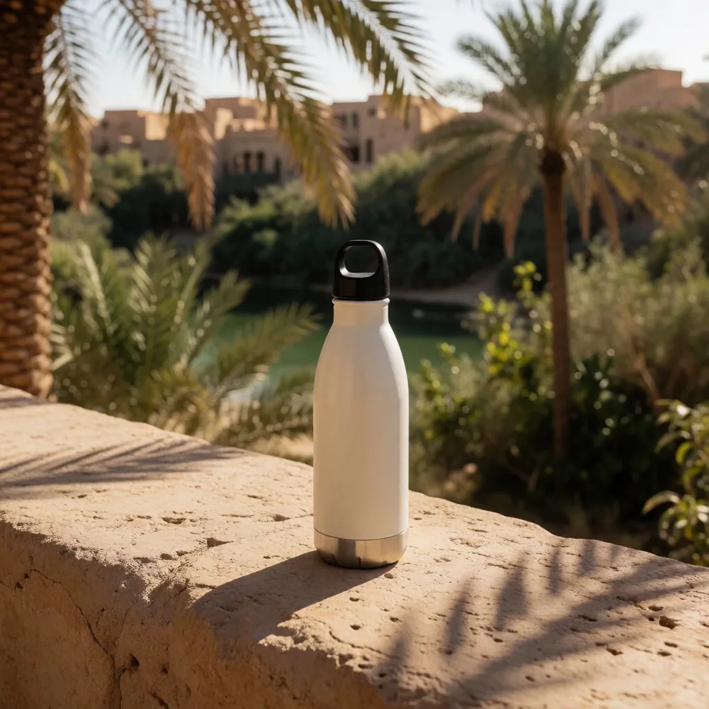Insulated water bottle for hydration