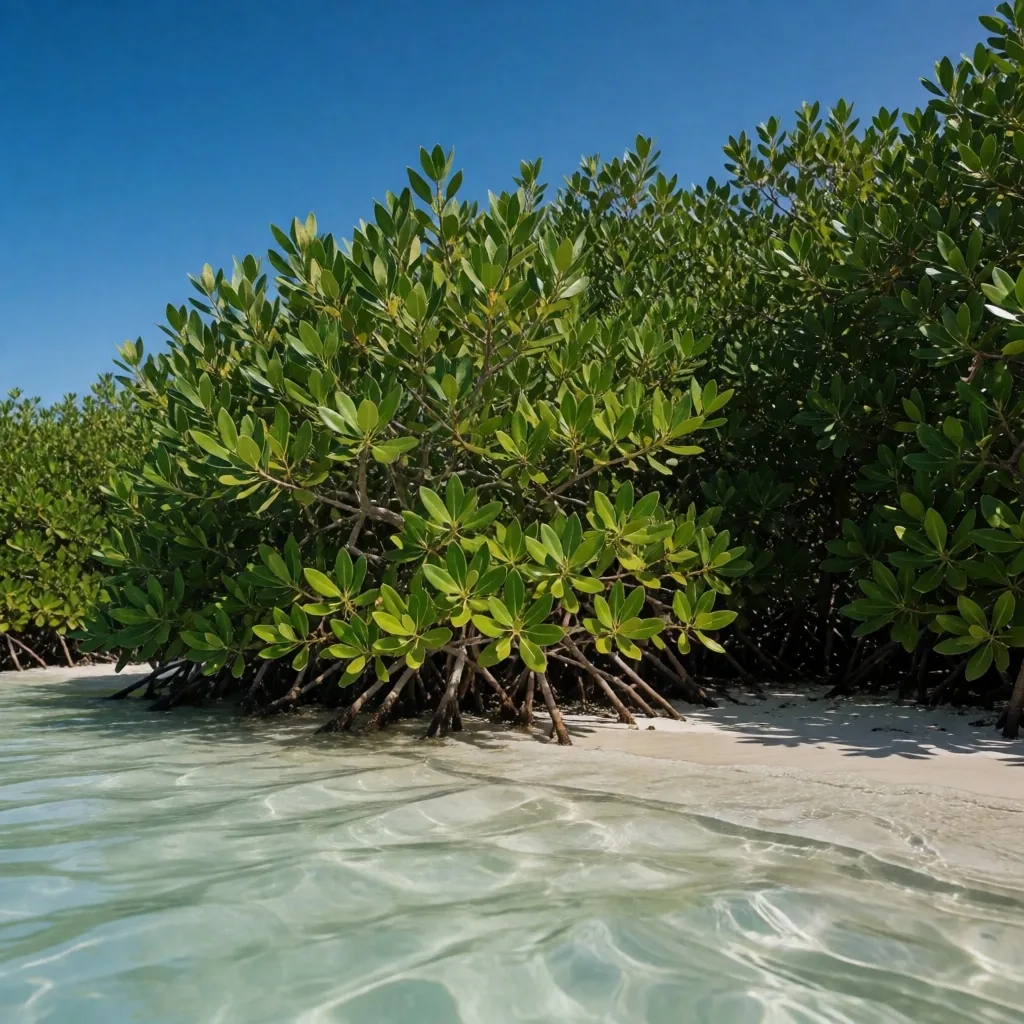Coastal mangrove ecosystem