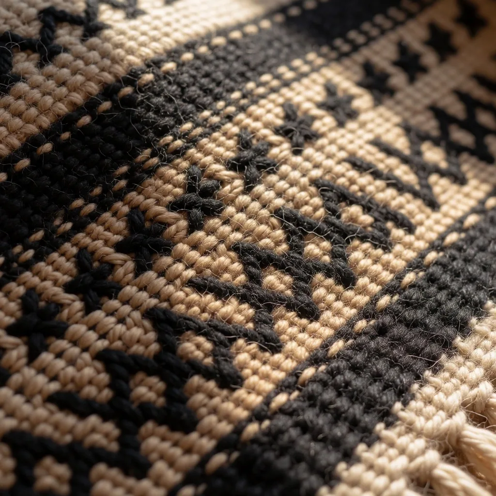 Woven desert textile detail